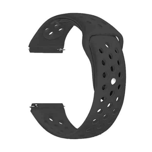 Gpack Honor MagicWatch 2 Sport Kordon Delikli Çift Renk Silikon - 9