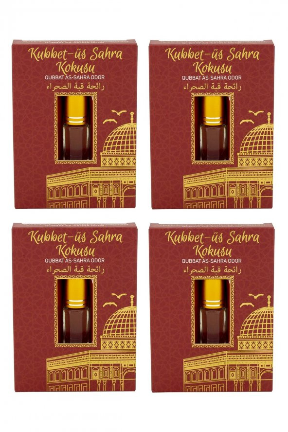 Kubbetüs Sahra Kokusu Alkolsüz Esans 3ml 4 Adet