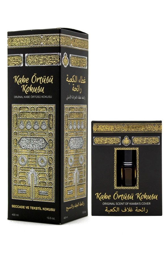 Kabe Örtüsü Kokusu Sprey 400 Ml Ve Kabe Örtüsü Esansı Alkolsüz 3Ml