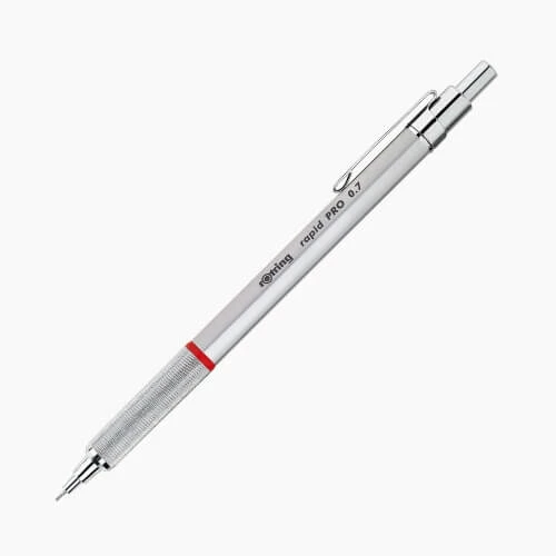 Rotring Rapid Pro 0.7mm Mekanik Kurşun Kalem Krom 1904256