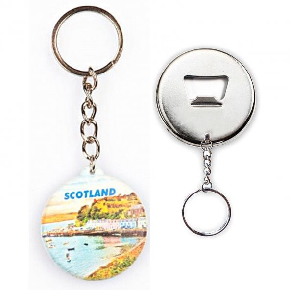 İskoçya Temalı Anahtarlık Kapak Açacak ürün görseli