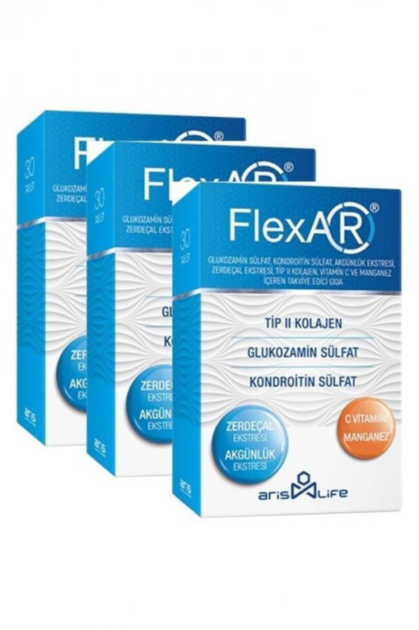 Aris Life Flexar 30 Tablet 3Lü PAKET (SKT:04/2025)