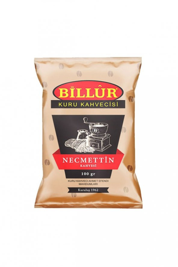 Billur Kuru Kahvecisi Necmettin Kahvesi 100gr ( 5 Adet)