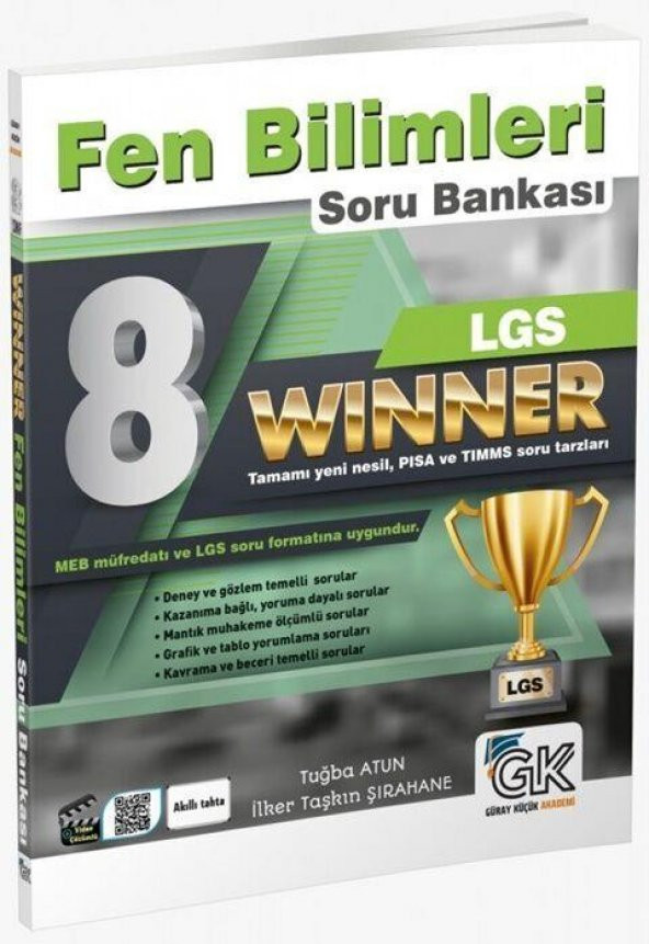8. Sınıf LGS Fen Bilimleri Winner Soru Bankası Gür Yayınları