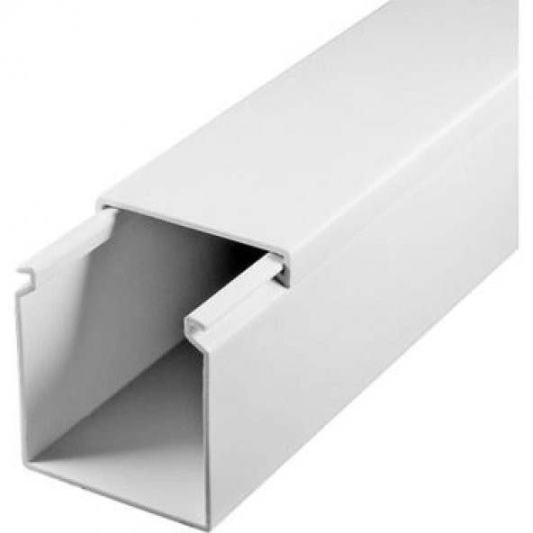 Sert Plastik 40X40 Kablo Kanalı 2 Mt