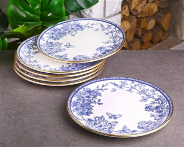 Seramikci Spring Time 6 lı Servis Tabağı