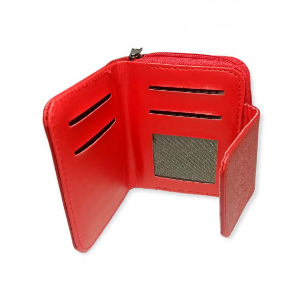 Girist Bordo Renk Bayan Cüzdan Küçük Boy - 5