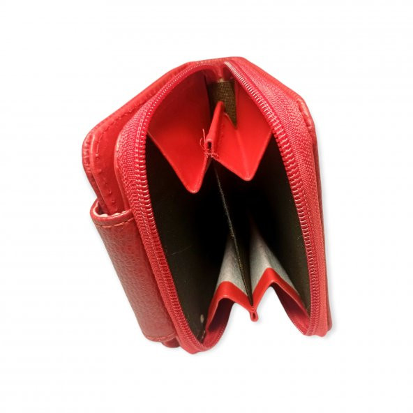 Girist Bordo Renk Bayan Cüzdan Küçük Boy - 8