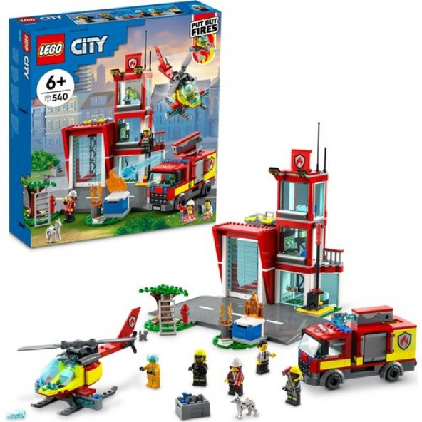 LEGO City 60320 İtfaiye Merkezi (540 Parça)