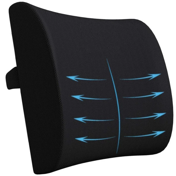 Medikal Ortopedik Oto Araç Koltuk Bel Destek Yastığı Çalışma Koltuğu Sırt Minderi - Resim 4