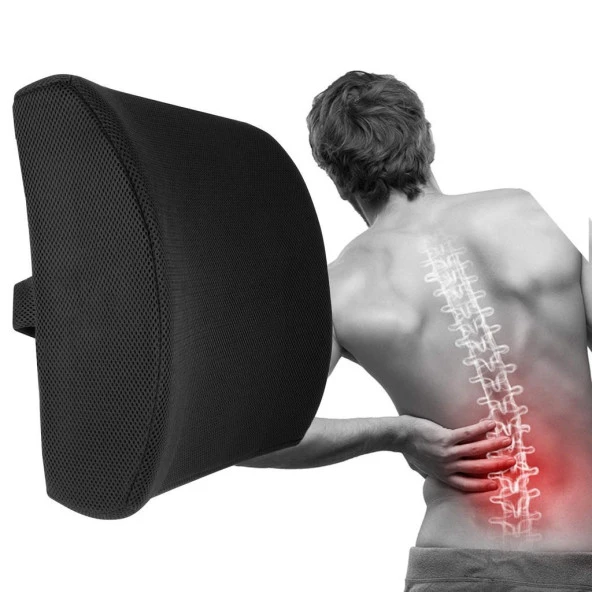 Medikal Ortopedik Oto Araç Koltuk Bel Destek Yastığı Çalışma Koltuğu Sırt Minderi - Resim 5