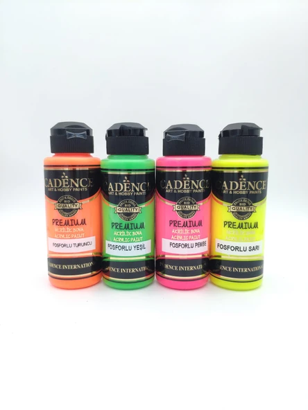 Premium 120ML(cc) Fosforlu yeşil, sarı, pembe, turuncu