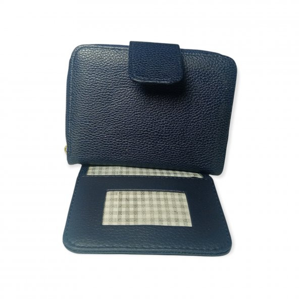 Girist Siyah Renk Aynalı Bayan Cüzdan Orta Boy - 3