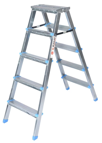 Rita Twin Galvanizli Çift Çıkışlı Katlanabilir Merdiven-RM-613 - 8