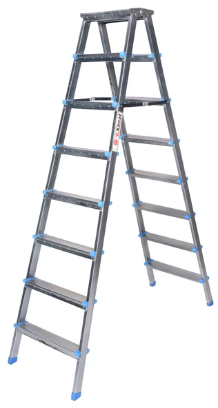 Rita Twin Galvanizli Çift Çıkışlı Katlanabilir Merdiven-RM-613 - 7