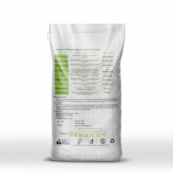 Argesol Tarım 100 Doğal Katı Solucan Gübresi 25 Kg - 2