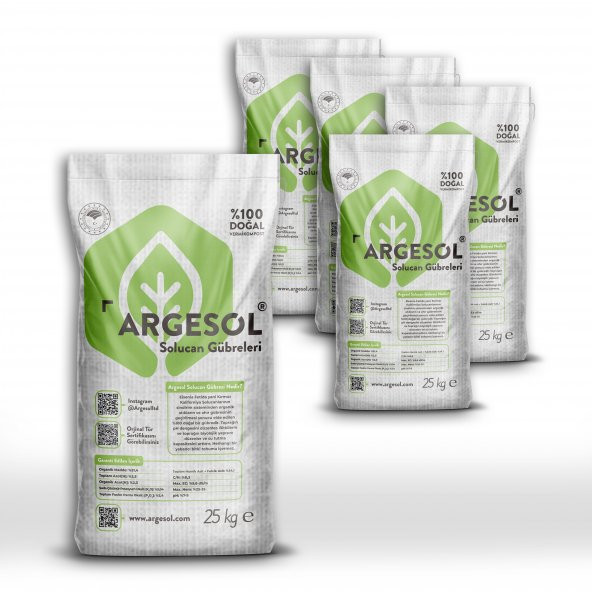 Argesol Tarım 100 Doğal Katı Solucan Gübresi 125 Kg - 2