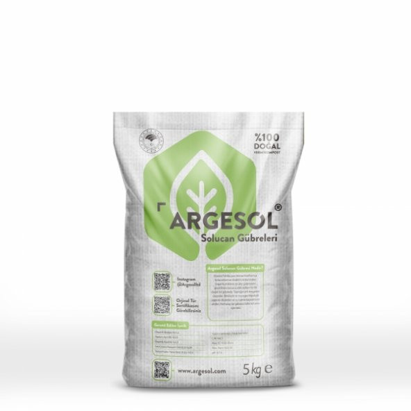 Argesol Tarım 100 Doğal Katı Solucan Gübresi 5Kg - 2