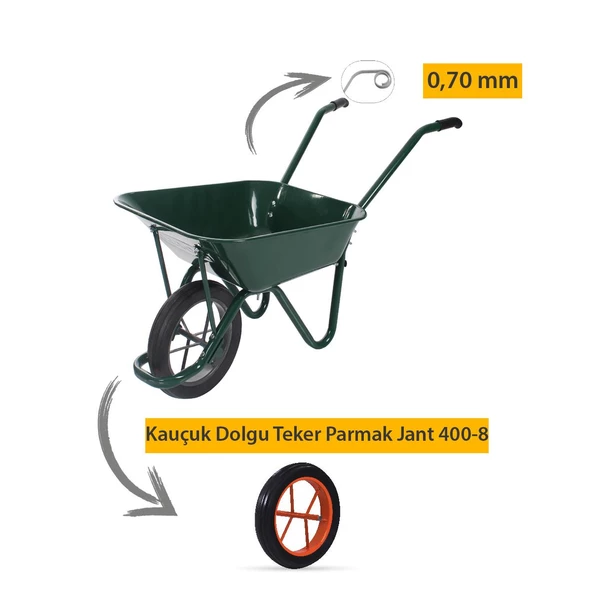 Adalı Afrika Demonte El Arabası 0.70 mm Sac - 2