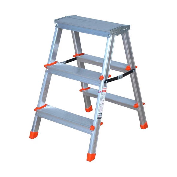 Kanat Alüminyum Çift Çıkışlı Katlanabilir Merdiven-KAM-112 - 3