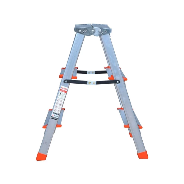 Kanat Alüminyum Çift Çıkışlı Katlanabilir Merdiven-KAM-112 - 12