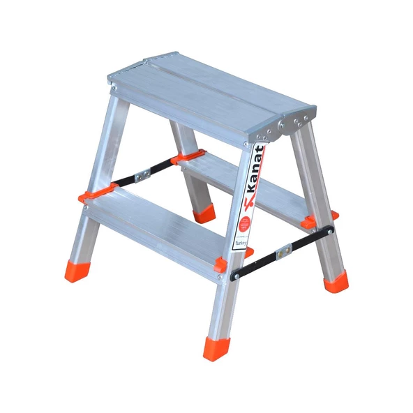 Kanat Alüminyum Çift Çıkışlı Katlanabilir Merdiven-KAM-112