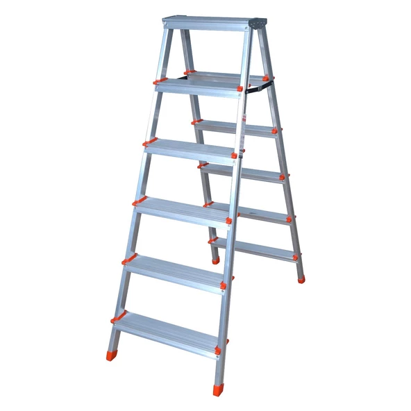 Kanat Alüminyum Çift Çıkışlı Katlanabilir Merdiven-KAM-112 - 6