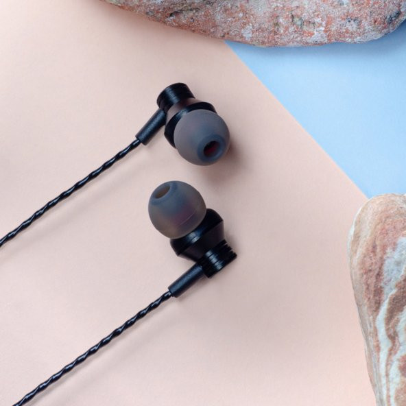 Factor M FM02 Kulakiçi Mikrofonlu Kablolu Kulaklık Siyah (FM­FM02SY) - 3