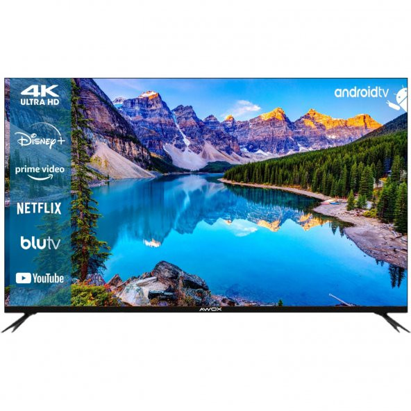 Awox A 2058 US Rimless 58'' 147 Ekran Ultra HD Android Smart DLED Televizyon