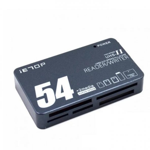 PrimeX PX-541 5 in 1 USB 2.0 Çoklu Kart Okuyucu (CF,SD,MicroSD,MS,XD,MicroM2)