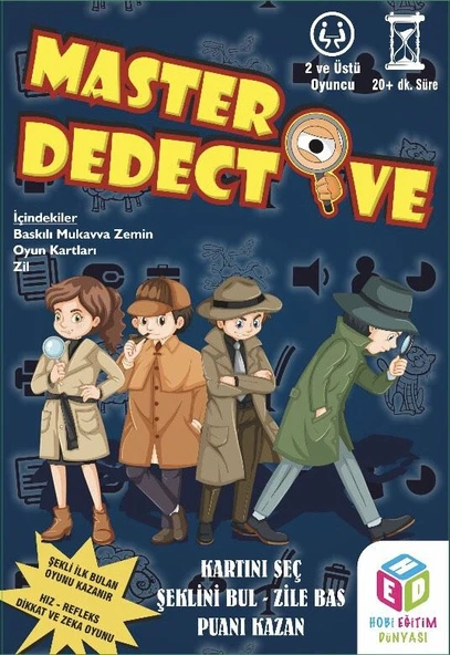 Master Dedective Oyunu - Dedektif Oyunu - HED 209 Hobi Zeka Master Dedective ürün görseli