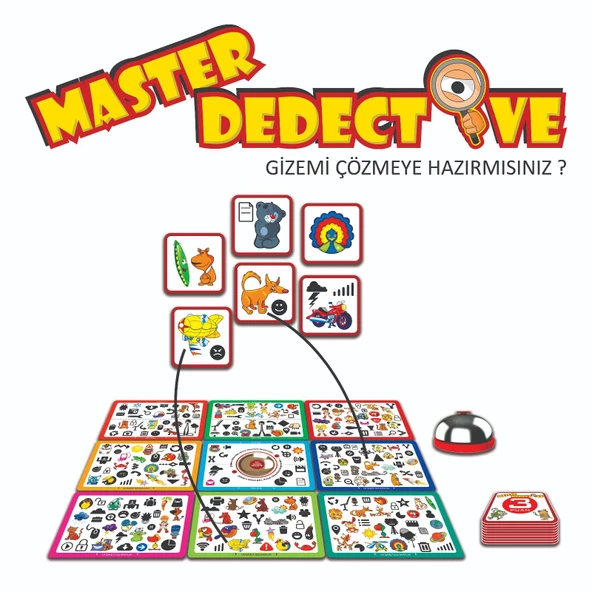 Master Dedective Oyunu - Dedektif Oyunu - HED 209 Hobi Zeka Master Dedective - Resim 2