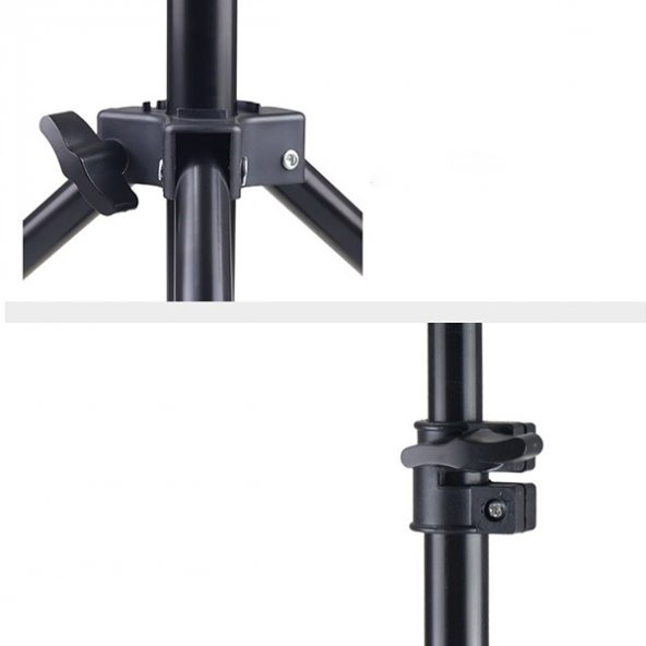 Ally 130cm Işık Ayağı Tripod Standı 3 Ayaklı Tripod Işık Ayağı 1.3 Metre - 4
