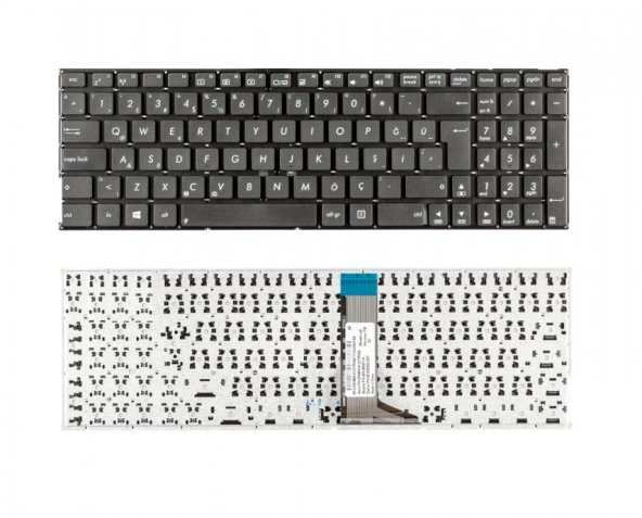 Asus K555u, K555UB-XO098T Notebook Klavyesi - Tuş Takımı/TR - 2