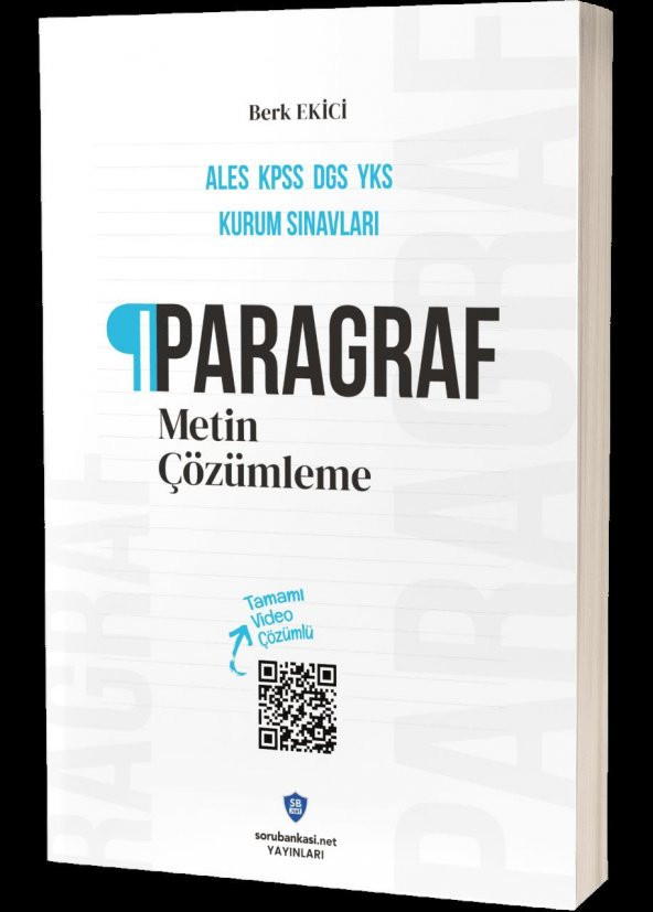 ALES KPSS DGS YKS Paragraf Metin Çözümleme Soru Bankası Soru Bankası Net Yayınları