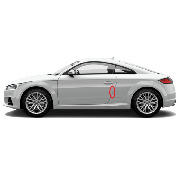 Audi S Line S RS TT E-Tron Kapı Kenarı Koruma Metalize Damla Desen 3M Band - 7