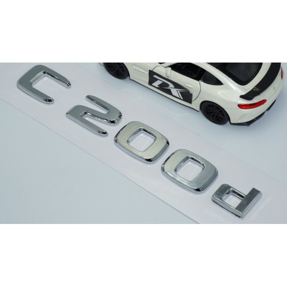 DK Tuning Benz C200d Bagaj Krom ABS 3M 3D Yazı Logo - 3
