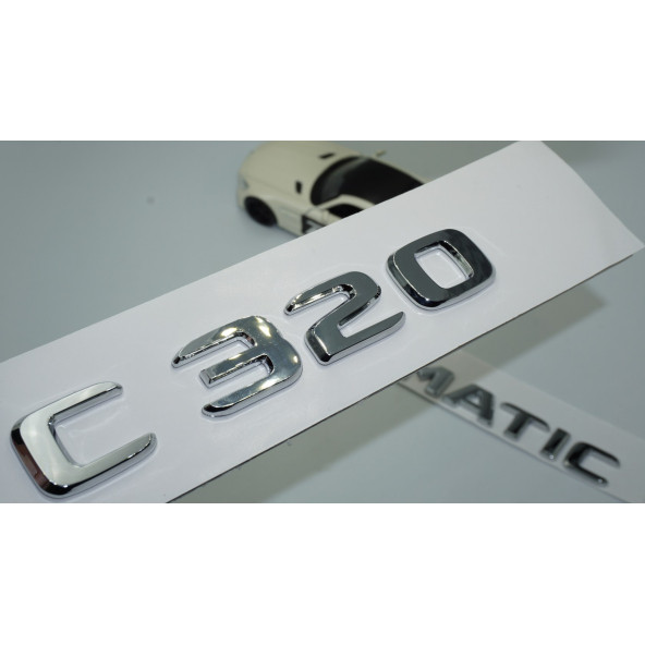 DK Tuning Benz C320 4Matic Bagaj Krom ABS 3M 3D Yazı Logo ürün görseli 1