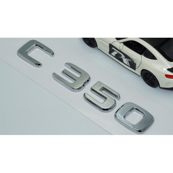 DK Tuning Benz C350 Bagaj Krom ABS 3M 3D Yazı Logo - Resim 3