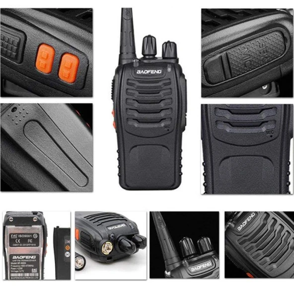 Valkyrie BF888S 5W VOX UHF/VHF CTCSS/DCS 2'li El Telsiz Seti - 2