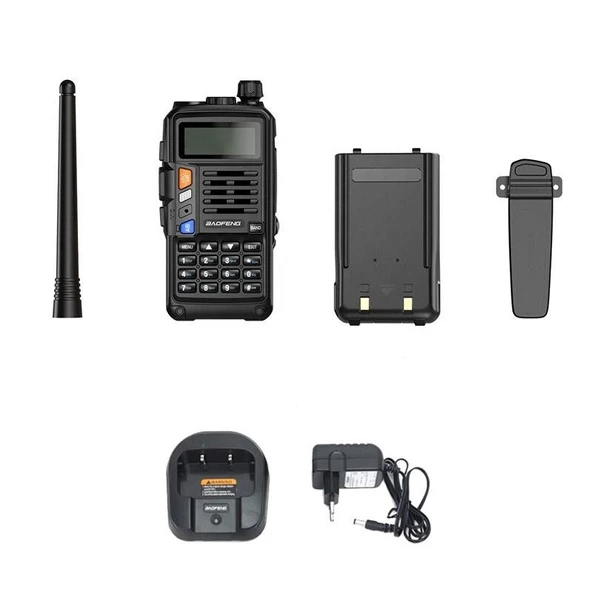 Valkyrie Baofeng UVS9 Plus 8W 2800mAh FM UHF/VHF El Telsiz - 11