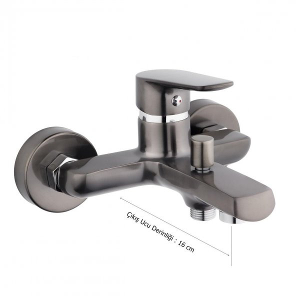 Tema Zenn Banyo Bataryası Titan ( Füme ) - 2