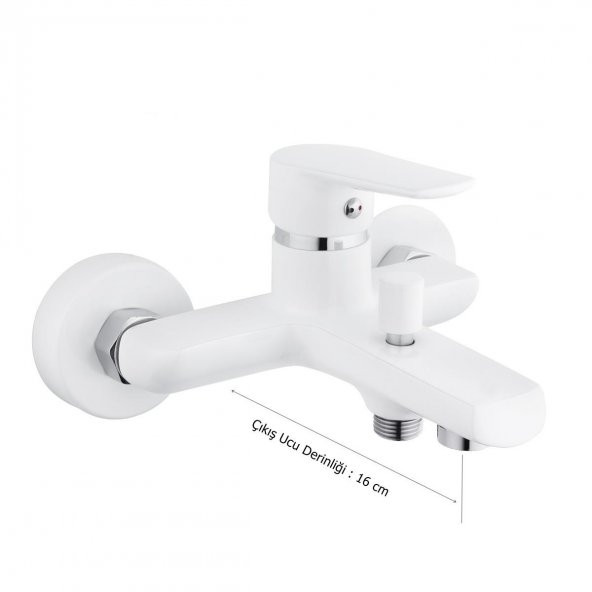 Tema Zenn Banyo Bataryası Beyaz - 2