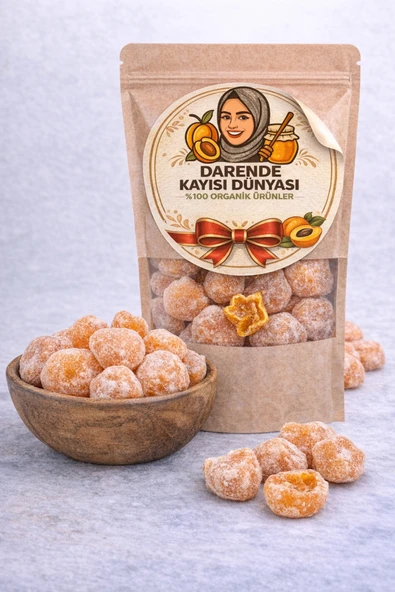 Darende Kayısı Dünyası Altın Portakal Kurusu (500 Gr)– %100 Doğal Katkısız