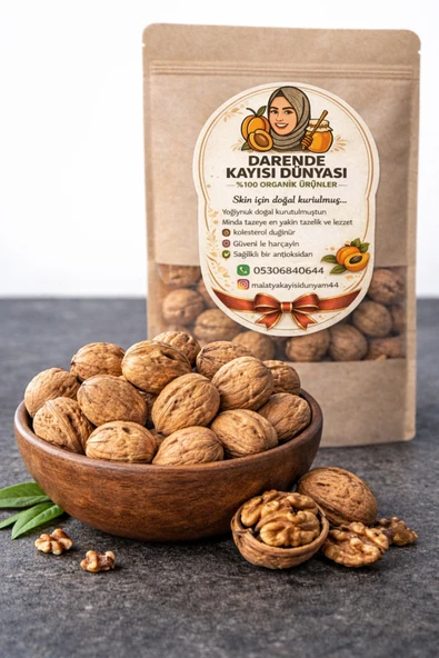 Darende Kayısı Dünyası Doğal Köy Cevizi (Kabuklu) (1 Kg)