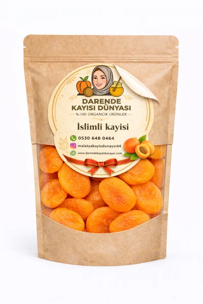 Darende Kayısı Dünyası İslimli Kayısı 5 Kilogram