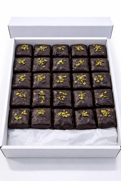 Darende Kayısı Dünyası Bitter Kaplı Bohça Lokum (1 Kg)