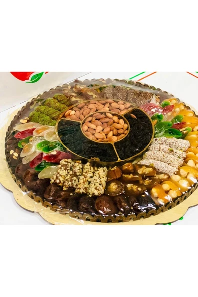 Darende Kayısı Dünyası Lüks Karışık Atom Tepsi – Büyük Boy Özel Hediyelik