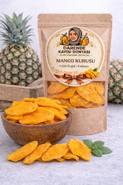 Darende Kayısı Dünyası Fırında Kurutulmuş Mango Kurusu (1 Kg) – Doğal Tropikal Lezzet
