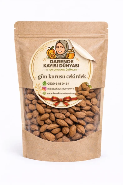 Darende Kayısı Dünyası Gün Kurusu Çekirdek 500 Gram - Malatya